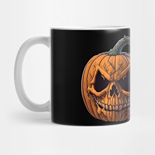 Pumpkin Skull Mug